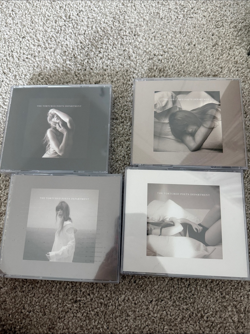 Taylor Swift 4 CD Set - The Tortured Poets Department Style (all 4)